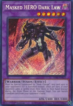 Masked HERO Dark Law (V.3 - Secret Rare)⁣ - 25th Anniversary Rarity Collection⁣ (Secret Rare)⁣ [025]