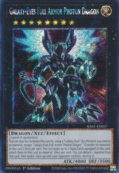 Galaxy-Eyes Full Armor Photon Dragon (V.4 - Platinum Secret Rare)⁣ - 25th Anniversary Rarity Collection⁣ (Platinum Secret Rare)⁣ [037]