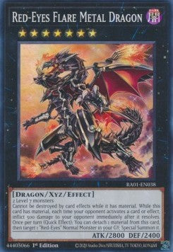 Red-Eyes Flare Metal Dragon (V.1 - Super Rare)⁣ - 25th Anniversary Rarity Collection⁣ (Super Rare)⁣ [038]
