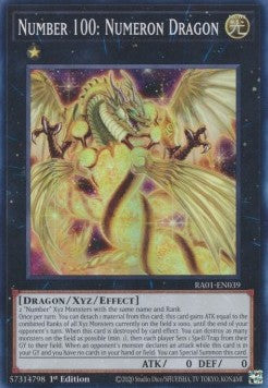 Number 100: Numeron Dragon (V.1 - Super Rare)⁣ - 25th Anniversary Rarity Collection⁣ (Super Rare)⁣ [039]