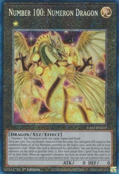Number 100: Numeron Dragon (V.6 - Collectors Rare)⁣ - 25th Anniversary Rarity Collection⁣ (Collectors Rare)⁣ [039]