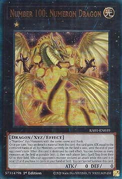 Number 100: Numeron Dragon (V.7 - Ultimate Rare)⁣ - 25th Anniversary Rarity Collection⁣ (Ultimate Rare)⁣ [039]