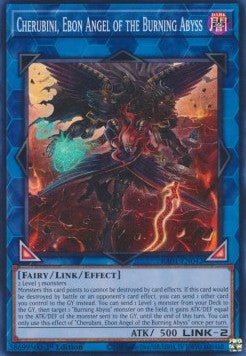 Cherubini, Ebon Angel of the Burning Abyss (V.1 - Super Rare)⁣ - 25th Anniversary Rarity Collection⁣ (Super Rare)⁣ [042]