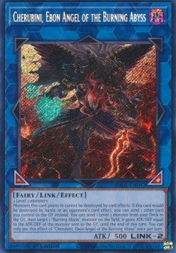Cherubini, Ebon Angel of the Burning Abyss (V.3 - Secret Rare)⁣ - 25th Anniversary Rarity Collection⁣ (Secret Rare)⁣ [042]