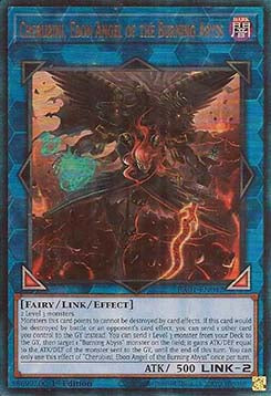 Cherubini, Ebon Angel of the Burning Abyss (V.7 - Ultimate Rare)⁣ - 25th Anniversary Rarity Collection⁣ (Ultimate Rare)⁣ [042]