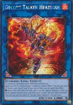 Decode Talker Heatsoul (V.4 - Platinum Secret Rare)⁣ - 25th Anniversary Rarity Collection⁣ (Platinum Secret Rare)⁣ [048]