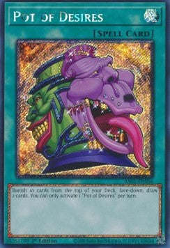Pot of Desires (V.4 - Platinum Secret Rare)⁣ - 25th Anniversary Rarity Collection⁣ (Platinum Secret Rare)⁣ [056]