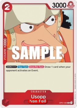 Usopp (OP01-004) - Reprints (Rare) [R-OP01-004]