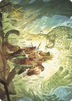 Art Series: Might of the Ancestors (V.2)⁣ - The Lost Caverns of Ixalan: Extras⁣ (Tip Card)⁣ [A2]
