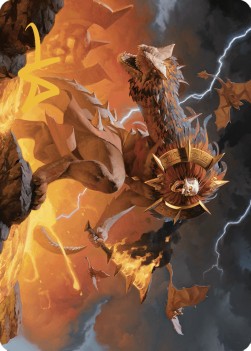 Art Series: Ojer Axonil, Deepest Might (V.2)⁣ - The Lost Caverns of Ixalan: Extras⁣ (Tip Card)⁣ [A20]