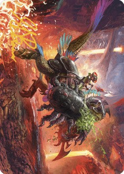 Art Series: Triumphant Chomp (V.2)⁣ - The Lost Caverns of Ixalan: Extras⁣ (Tip Card)⁣ [A21]
