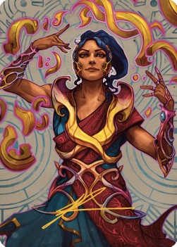 Art Series: Saheeli, the Sun's Brilliance (V.2)⁣ - The Lost Caverns of Ixalan: Extras⁣ (Tip Card)⁣ [A52]