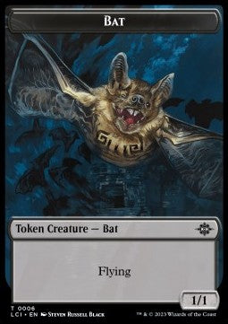 Bat Token (Black 1/1)⁣ - The Lost Caverns of Ixalan: Tokens⁣ (Token)⁣ [T06]