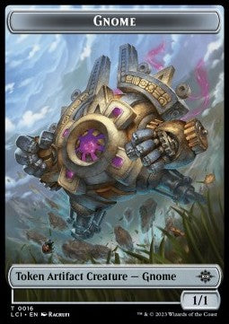 Gnome Token (Artifact 1/1)⁣ - The Lost Caverns of Ixalan: Tokens⁣ (Token)⁣ [T16]