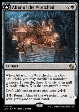Altar of the Wretched // Wretched Bonemass⁣ - Commander: The Lost Caverns of Ixalan⁣ (Rare)⁣ [10]