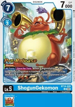 ShogunGekomon (BT14-028)⁣ - Promos: Blast Ace⁣ (Uncommon)⁣ [BT14-028]