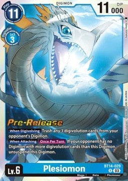 Plesiomon (BT14-029)⁣ - Promos: Blast Ace⁣ (Rare)⁣ [BT14-029]