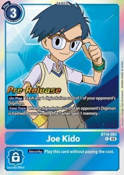 Joe Kido (BT14-083)⁣ - Promos: Blast Ace⁣ (Rare)⁣ [BT14-083]