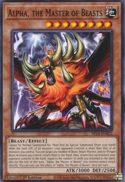 Alpha, the Master of Beasts - Structure Deck: Fire Kings (Common) [SR14-022]
