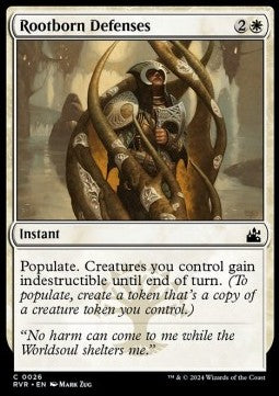Rootborn Defenses⁣ - Ravnica Remastered⁣ (Common)⁣ [26]