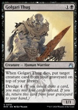 Golgari Thug⁣ - Ravnica Remastered⁣ (Uncommon)⁣ [76]
