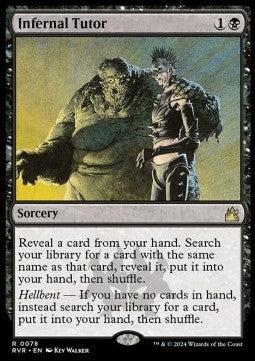 Infernal Tutor⁣ - Ravnica Remastered⁣ (Rare)⁣ [78]