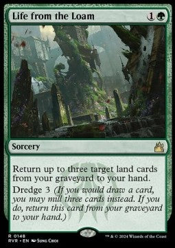Life from the Loam⁣ - Ravnica Remastered⁣ (Rare)⁣ [148]