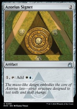 Azorius Signet⁣ - Ravnica Remastered⁣ (Uncommon)⁣ [250]