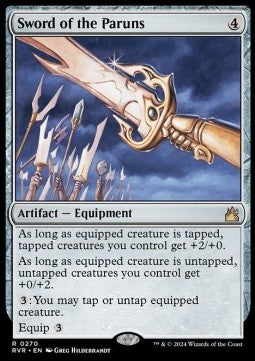 Sword of the Paruns⁣ - Ravnica Remastered⁣ (Rare)⁣ [270]