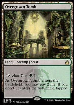 Overgrown Tomb⁣ - Ravnica Remastered⁣ (Rare)⁣ [283]