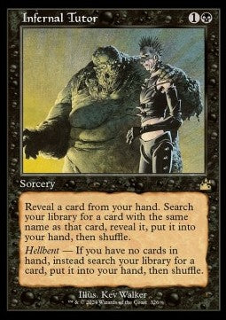 Infernal Tutor⁣ - Ravnica Remastered: Extras⁣ (Rare)⁣ [326]