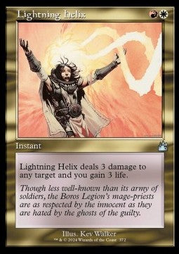 Lightning Helix⁣ - Ravnica Remastered: Extras⁣ (Uncommon)⁣ [372]