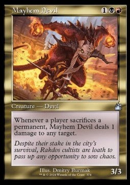 Mayhem Devil⁣ - Ravnica Remastered: Extras⁣ (Uncommon)⁣ [374]