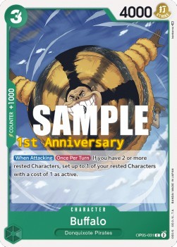 Buffalo (OP05-031) - Promos: Awakening of the New Era (Common) [OP05P-031]