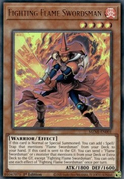Fighting Flame Swordsman (V.1 - Ultra Rare)⁣ - Maze of Millennia⁣ (Ultra Rare)⁣ [001]