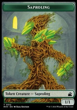 Saproling Token (Green 1/1)⁣ - Ravnica Remastered: Tokens⁣ (Token)⁣ [T12]