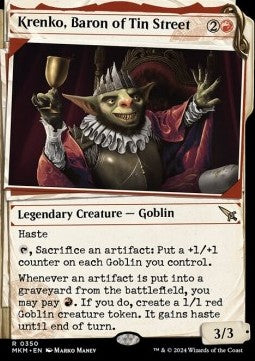 Krenko, Baron of Tin Street⁣ - Murders at Karlov Manor: Extras⁣ (Rare)⁣ [350]