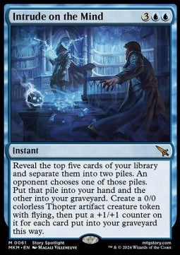 Intrude on the Mind⁣ - Murders at Karlov Manor⁣ (Mythic)⁣ [61]