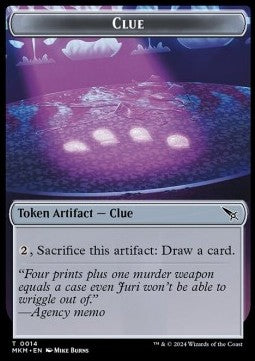 Clue Token (V.1)⁣ - Murders at Karlov Manor: Tokens⁣ (Token)⁣ [T14]
