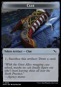 Clue Token (V.2)⁣ - Murders at Karlov Manor: Tokens⁣ (Token)⁣ [T15]