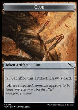 Clue Token (V.3)⁣ - Murders at Karlov Manor: Tokens⁣ (Token)⁣ [T16]