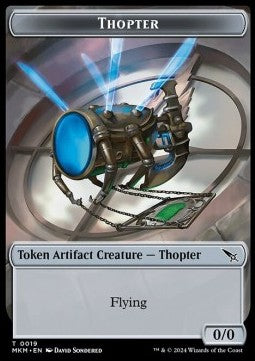 Thopter Token (Artifact 0/0)⁣ - Murders at Karlov Manor: Tokens⁣ (Token)⁣ [T19]
