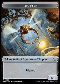 Thopter Token (Artifact 1/1)⁣ - Murders at Karlov Manor: Tokens⁣ (Token)⁣ [T20]