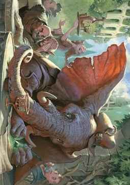 Art Series: Loxodon Eavesdropper (V.1)⁣ - Murders at Karlov Manor: Extras⁣ (Tip Card)⁣ [A15]