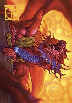 Art Series: Niv-Mizzet, Guildpact (V.4)⁣ - Murders at Karlov Manor: Extras⁣ (Tip Card)⁣ [A44]