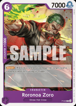Roronoa Zoro (P-045) (V.1) - Promos (Promo) [P-P-045]