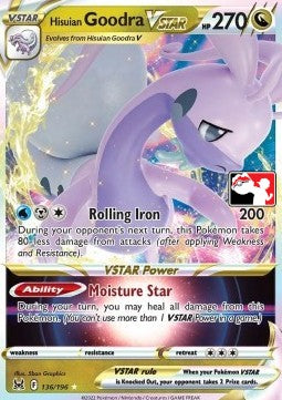 Hisuian Goodra VSTAR⁣ - Play! Pokémon Prize Pack Series Four⁣ (Promo)⁣ [LOR 136]