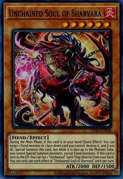 Unchained Soul of Sharvara⁣ - OTS Tournament Pack 24⁣ (Super Rare)⁣ [008]