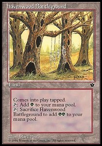 Havenwood Battleground⁣ - Fallen Empires⁣ (Uncommon)