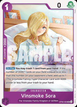 Vinsmoke Sora (OP06-063) - Wings of the Captain (Uncommon) [OP06-063]